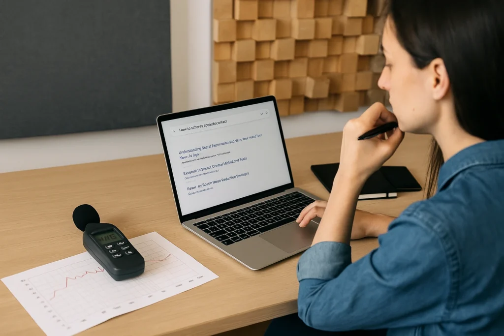 Atteindre le confort acoustique