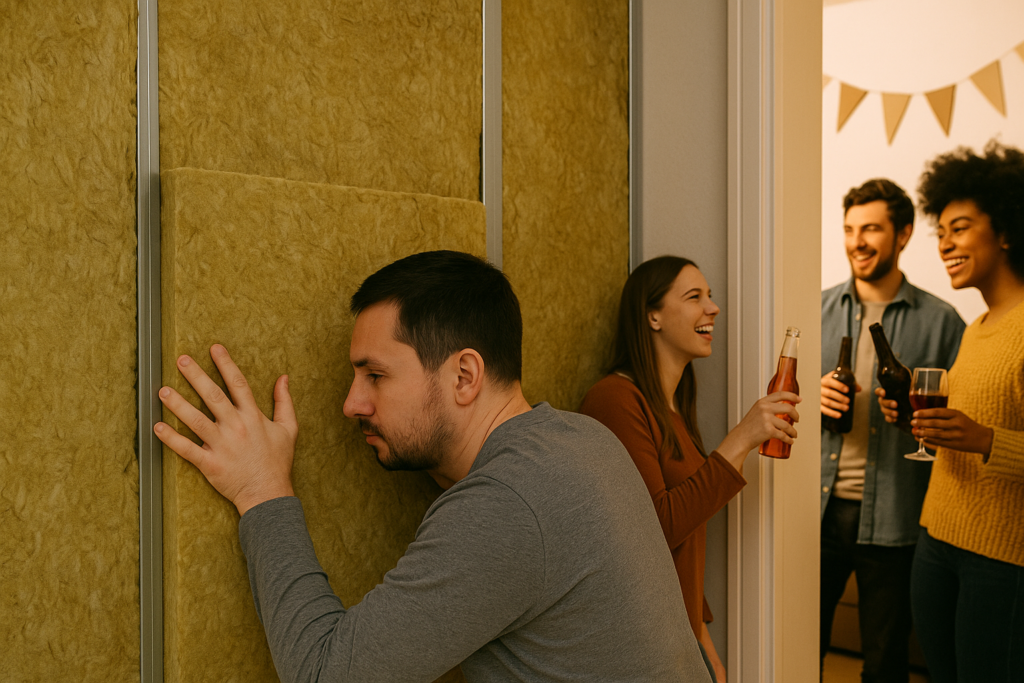 Isoler un mur contre le bruit des voisins