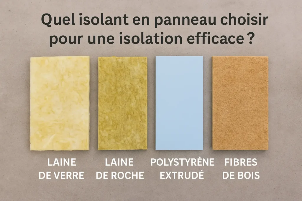 Quel isolant en panneau