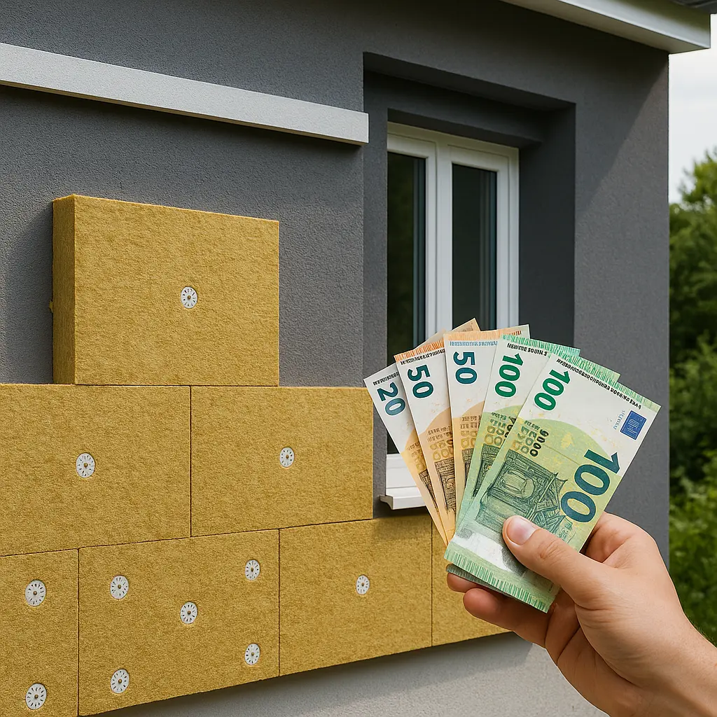 Primes pour isolation mur extérieur en Belgique