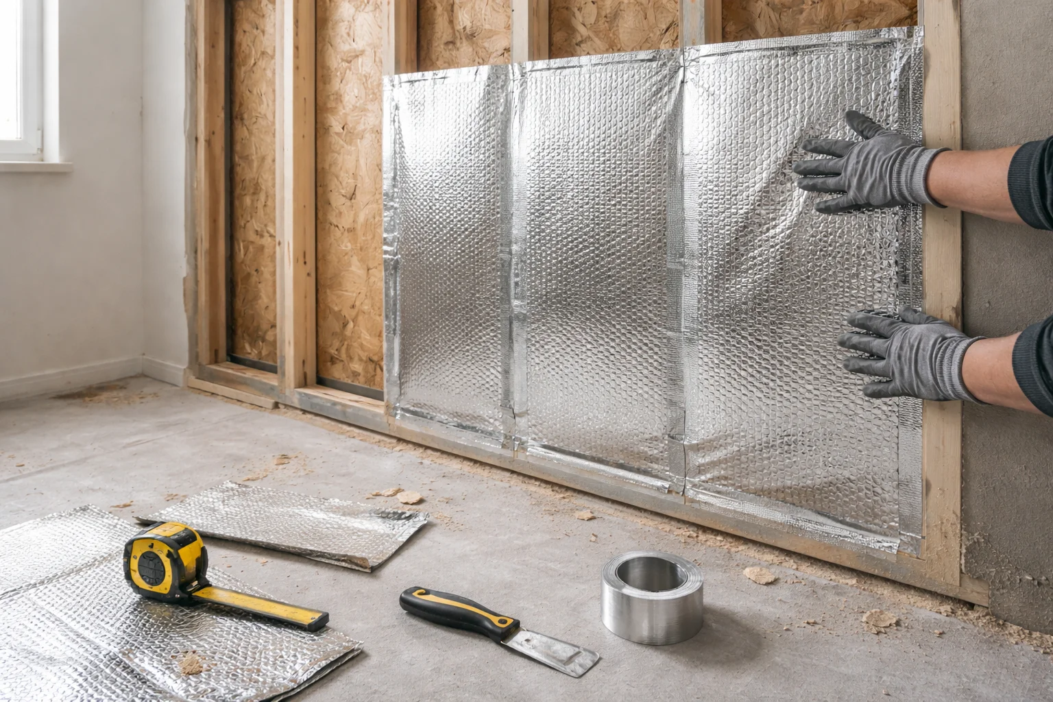 Comment isoler un mur intérieur avec une isolation mince ?