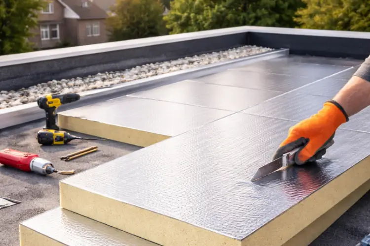 meilleur isolant pour toit plat​