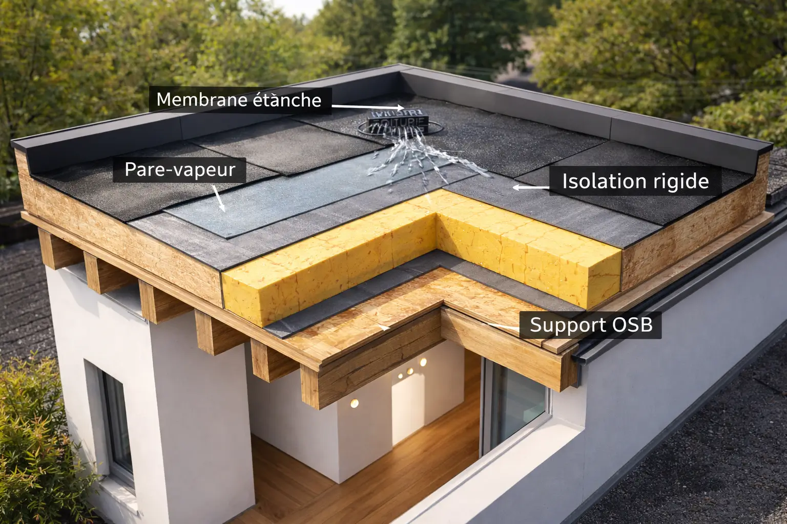 qu’est-ce que la toiture chaude