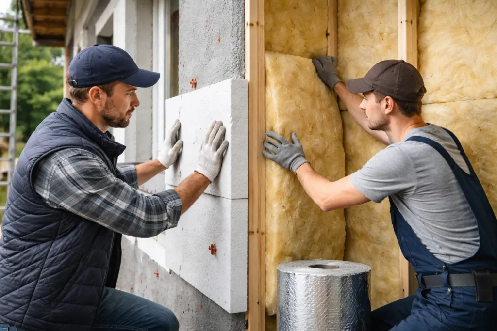 combiner isolation extérieure et intérieure