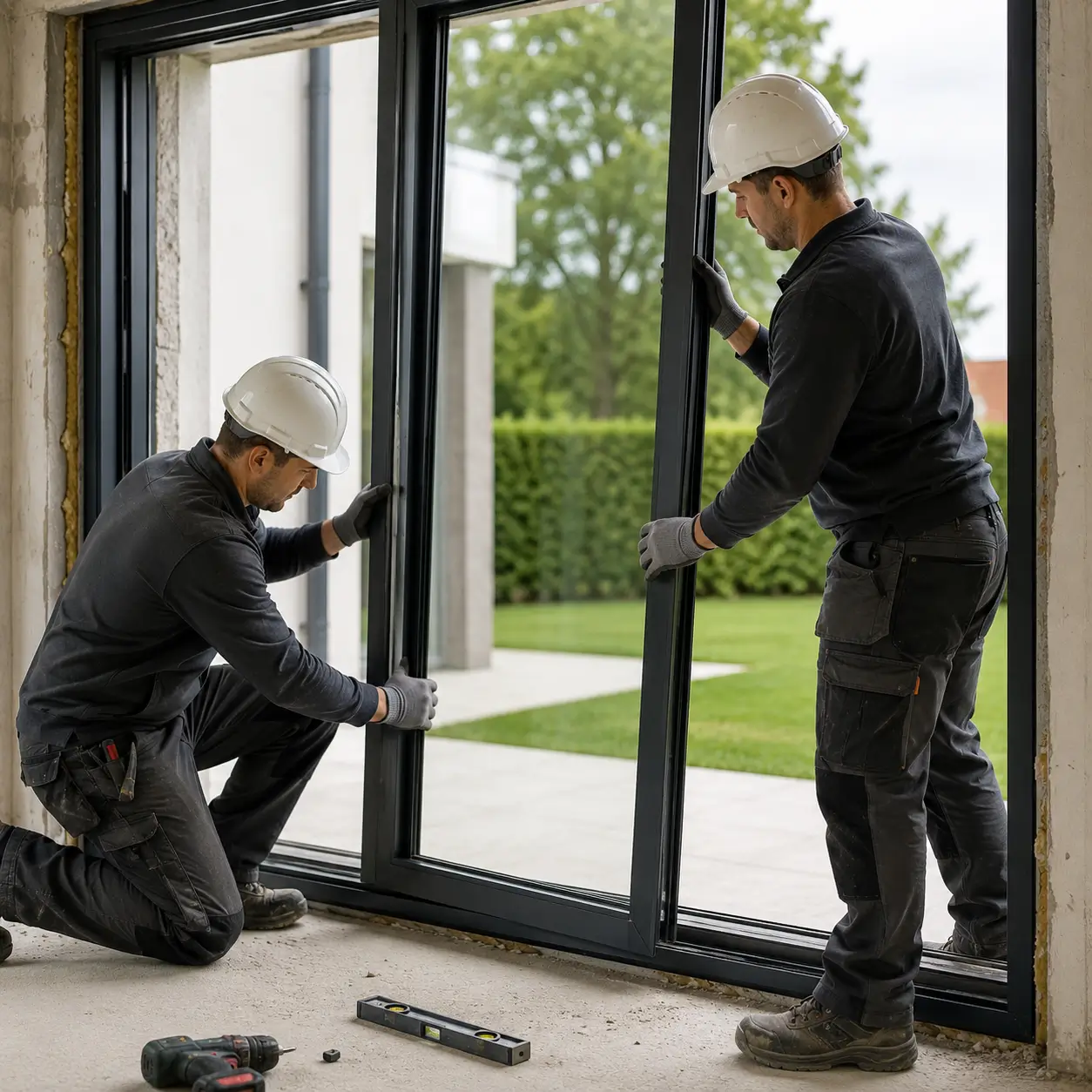 Installation châssis alu Belgique