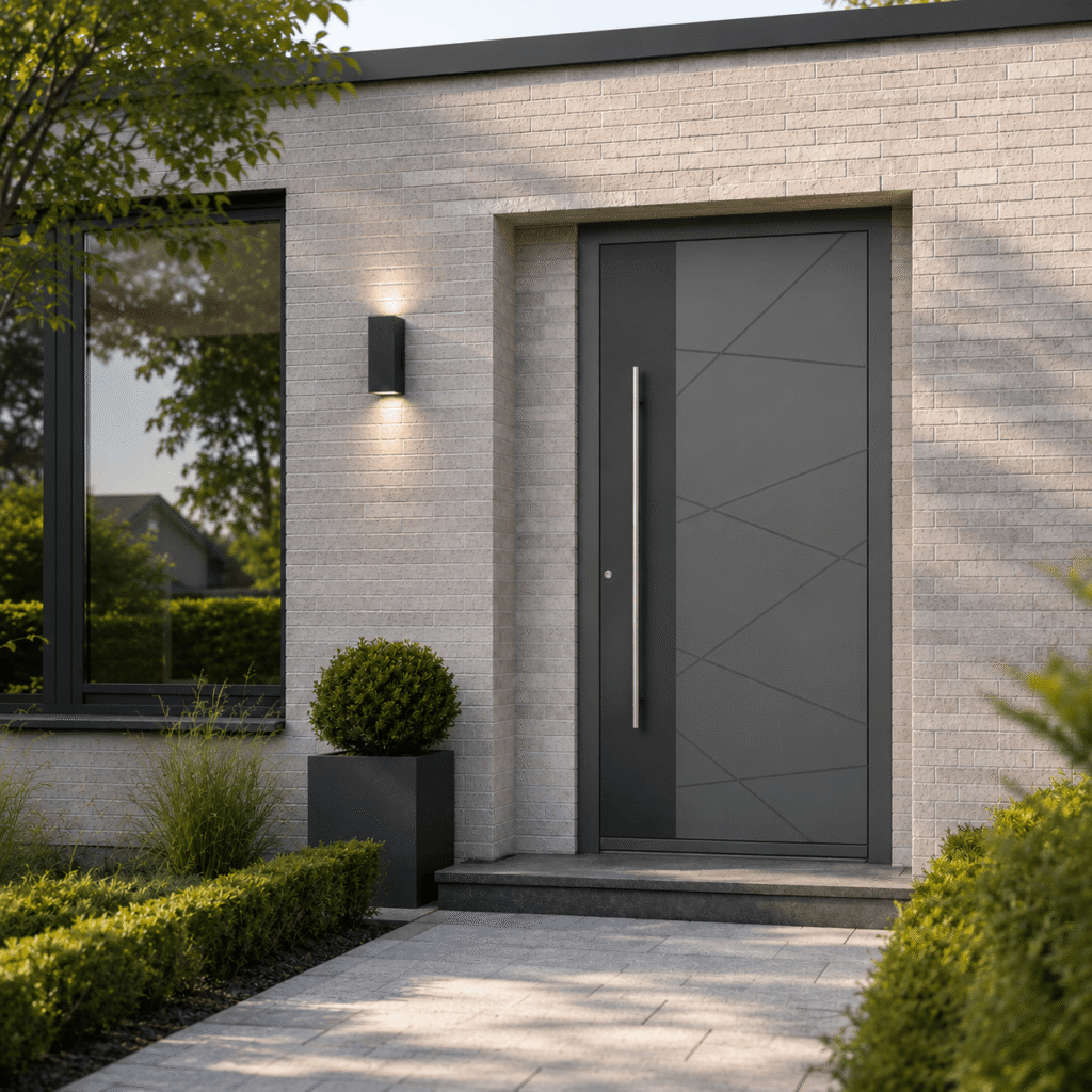 Porte d'entrée aluminium