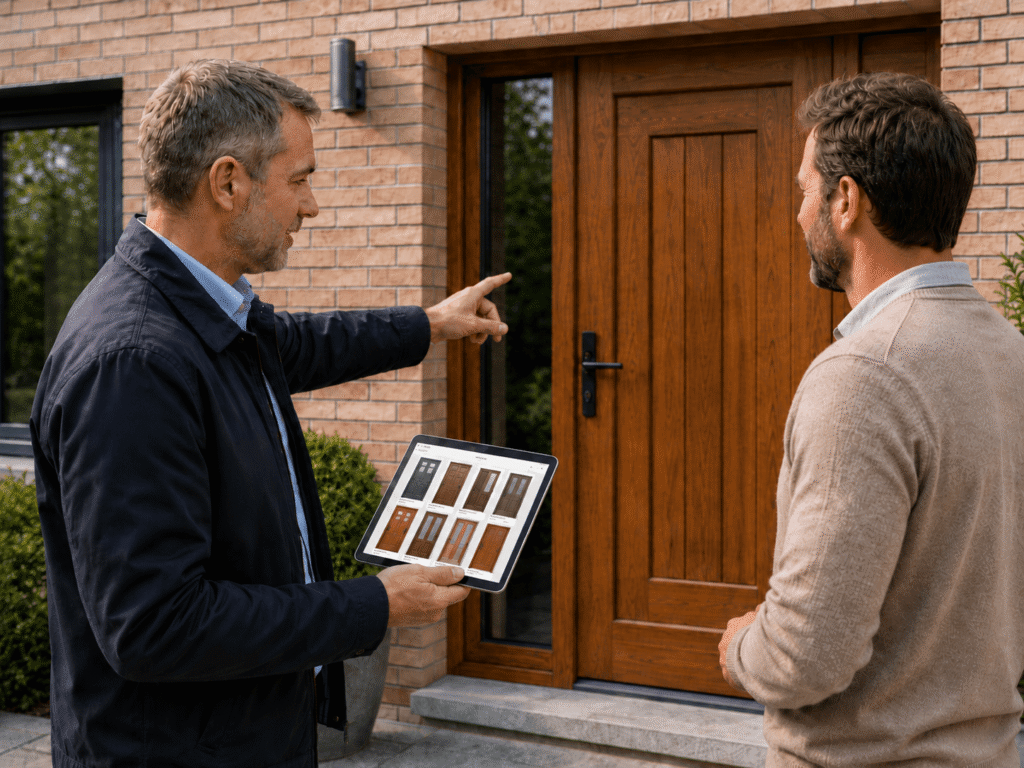 Porte entrée bois nos solutions