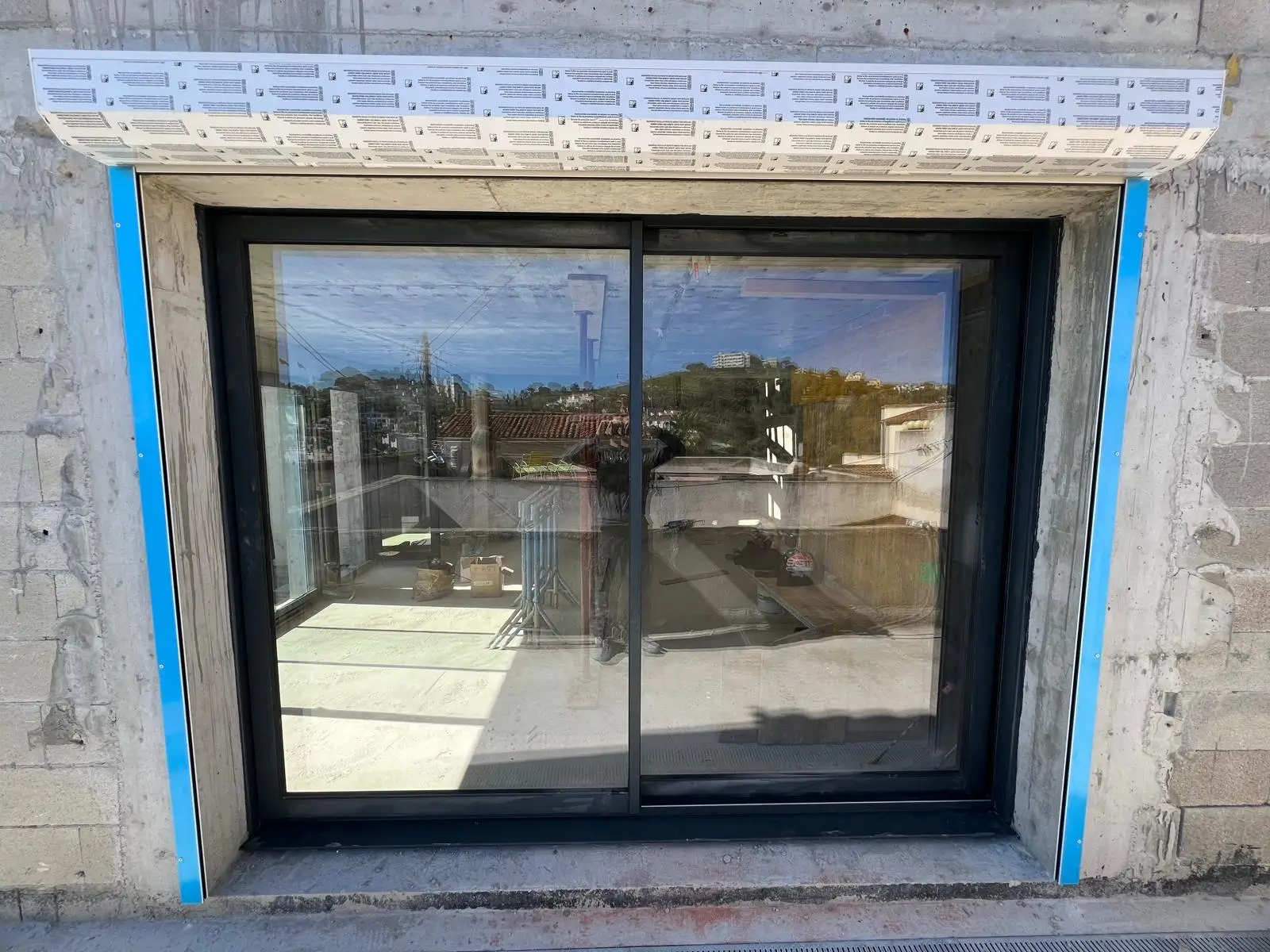 Châssis aluminium coulissants pour habitation