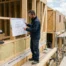 Chantier d'isolation d'une maison à ossature bois en Belgique