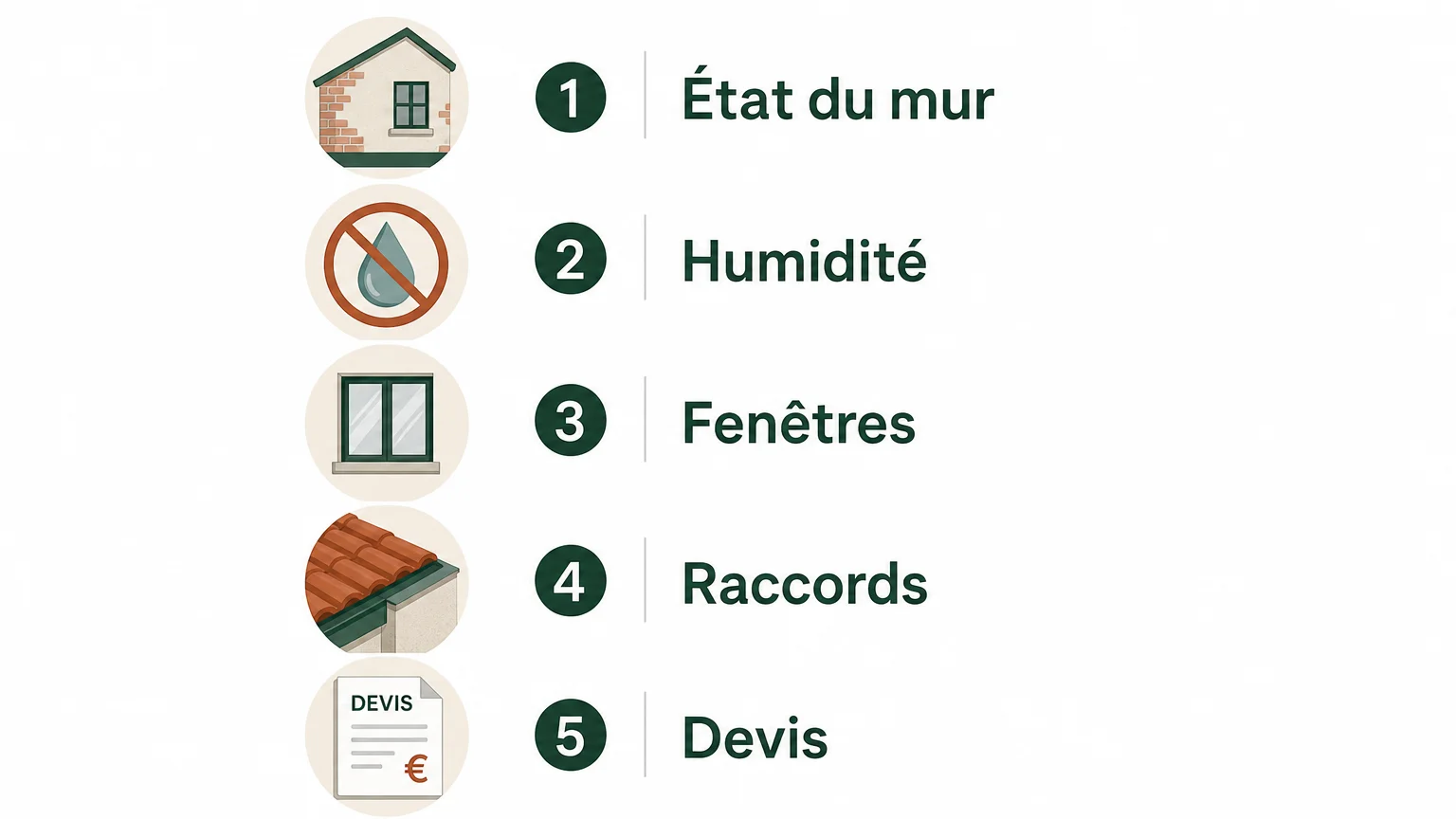 Checklist des vérifications avant une isolation extérieure des murs