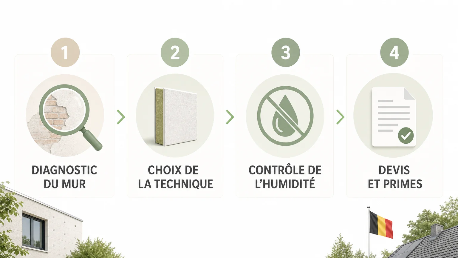 Checklist des étapes avant un projet d’isolation des murs