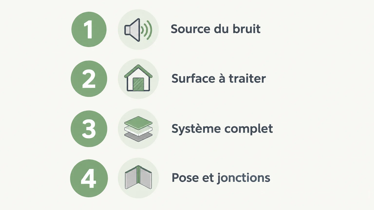 Liste de vérification pour choisir une isolation acoustique